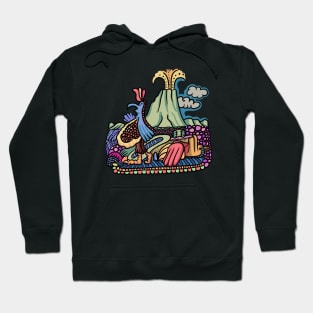 Primitive bird Hoodie